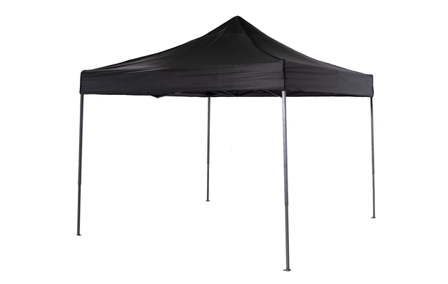 Partytent - 300x300x285cm - Hoogte Verstelbaar - PVC - Polyester - Harmonica- Frame -180-205 Doorgangshoogte
