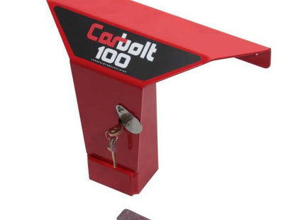Carbolt 100 trekhaakslot rood achterdeur beveiliging caravan