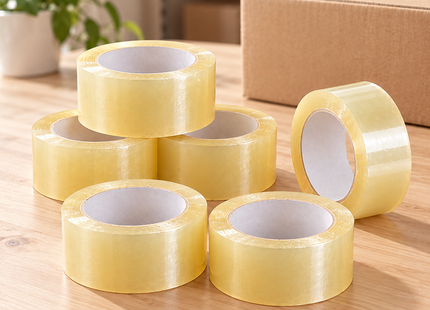 Verpakkingstape Set – 18 Rollen – Transparant, Bruin en Kraftpapier – 48/50 mm Breed