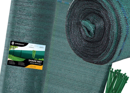 Zichtbreeknet | Rol 1,5 x 25 m | 95 % Schaduw | 185g/m2 | Groen