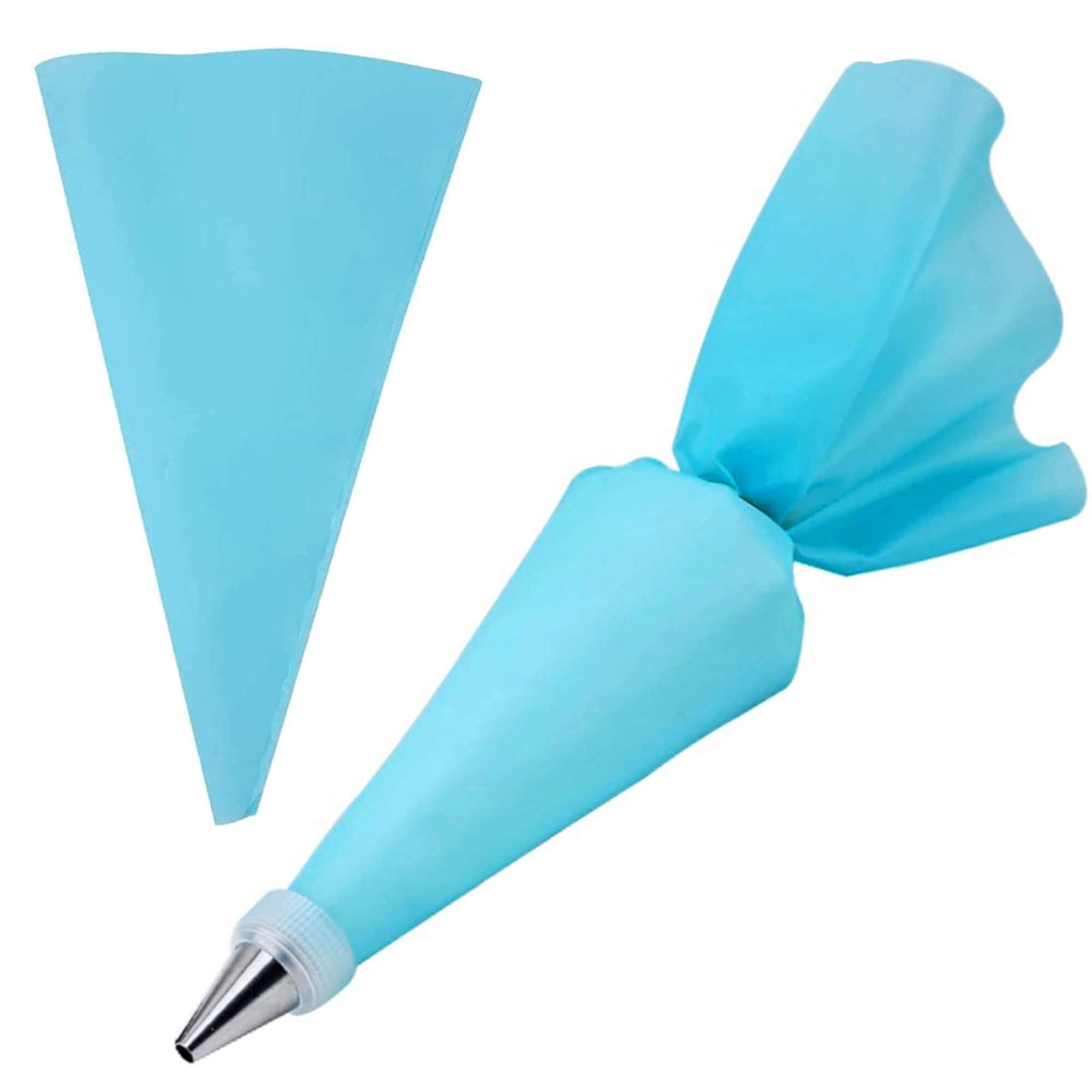 Spuitzak - Herbruikbaar - Siliconen - Vaatwasserbestendig - 40 X 22.5 CM - Blauw