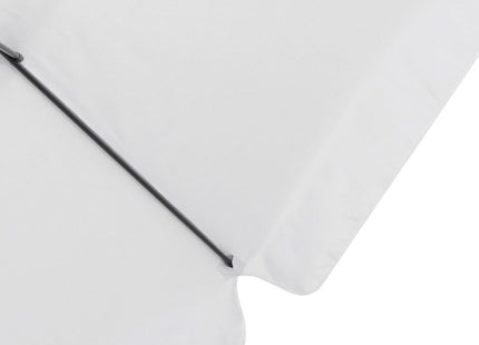 Zweef Parasol | Kantelbaar | Waterafstotend | Lichtgrijs | Ø 350 CM