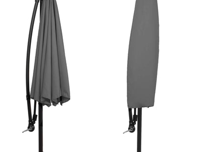Parasol | LED | Parasols | Kantelbaar | Met Ventilatie | Grafiet | Ø300 cm
