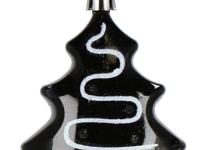 Kerstballen | 77 Stuks | Zwart