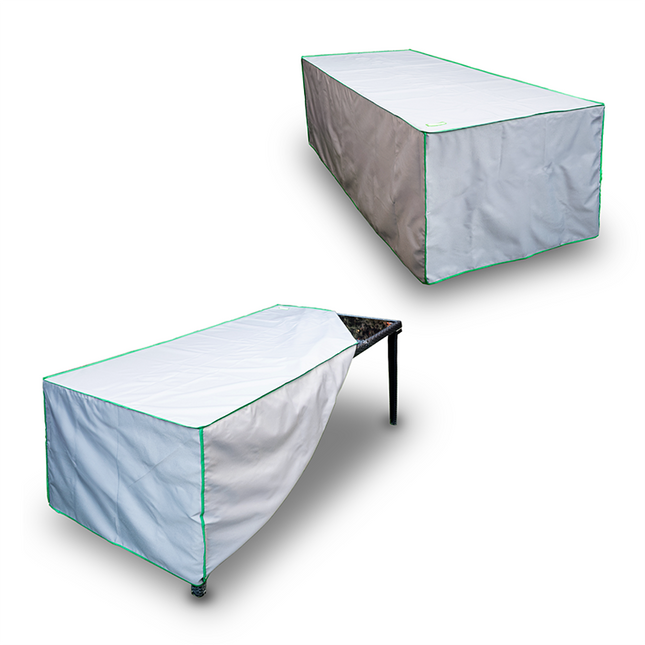 Tafelhoes -Tuintafelcover - Tuinset - Buitentafels - Maat M - 100 x 100 x 75 Cm - Grijs