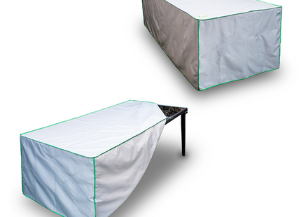 Tafelhoes -Tuintafelcover - Tuinset - Buitentafels - Maat XL - 190 x 90 x 75 Cm - Grijs