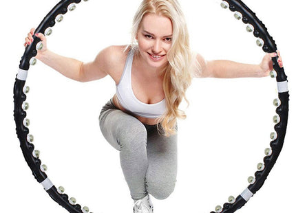 Fitness Hoelahoep | 85 cm | Zwart/Wit