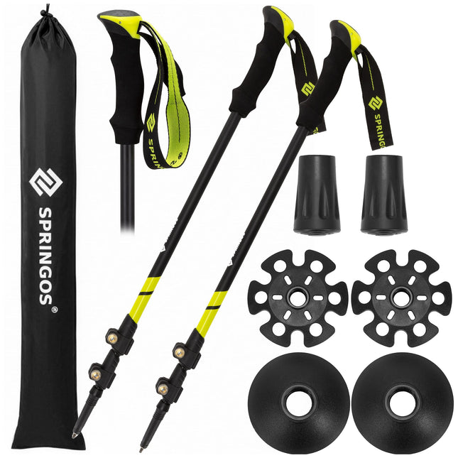 Nordic Walking Stokken - Wandelstokken - Verstelbaar - Opvouwbaar