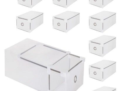 Schoenenbox | Sneakerbox | Kunststof | Transparant | 1 Stuk | 28 x 18 x 18 cm