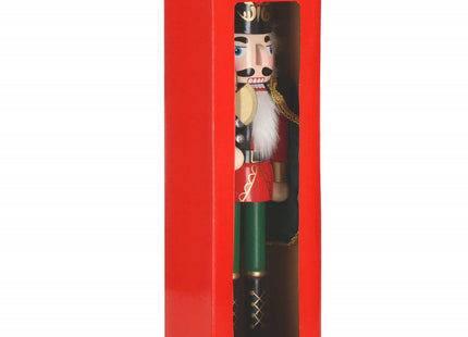 Notenkraker Kerst | 38 cm | Groen/Rood/Goud/Zwart