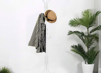 Staande Kapstok | 12 Haken | Wit | 177 cm