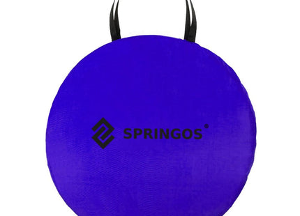 Strandtent | Pop-Up Strandtent | UV Filter | Inclusief Draagtas | 120 x 150 x 110 cm | Blauw/Oranje