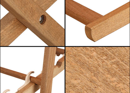 Houten Ligstoel | Strandstoel | Ligstoel | Verstelbaar | Beukenhout | Handgemaakt | Groen