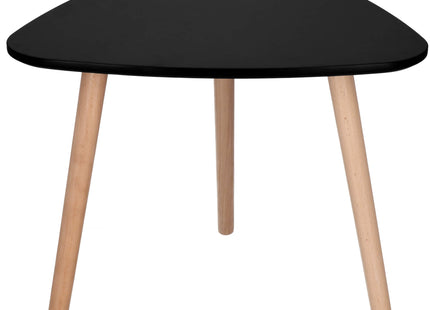 Salontafel - 2 Stuks - Scandinavische Stijl - Woonkamer - Eetkamer - Driehoekig - Zwart -