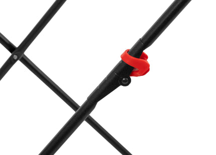 Droogrek - Wasrek - Droogtoren - Inklapbaar - Draaibaar - Zwart - Staal - Kunststof - Met Radiatorbeugels - 169 x 54 x 97 Cm
