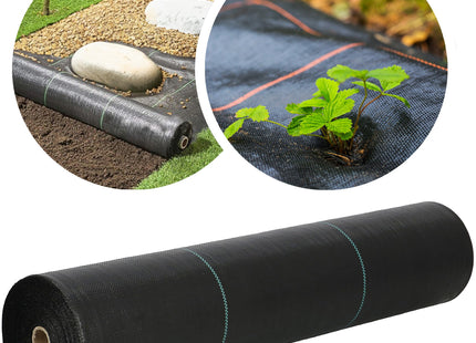 Worteldoek - Anti -Onkruid - Beschermfolie - 50g - 1,6X5 M - Zwart