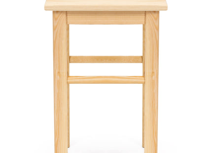 Kruk - Bijzet Krukje - Grenenhout - Lichtbruin - 120 Kg - 43,5 Cm