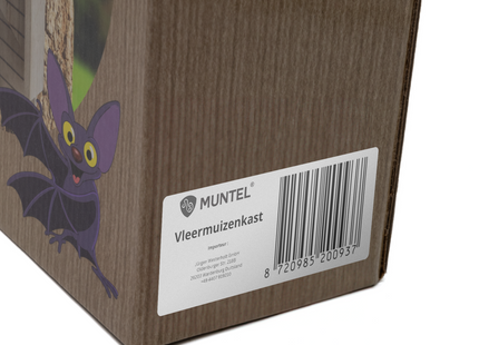Vleermuizenhuis - Vleermuizenkast - Hout - 25 x 38 x 11,5 cm