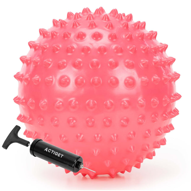 Massage Bal - Triggerpoint Bal - Met Pomp - Massage - Massage Accessoires - Roze - 20 cm