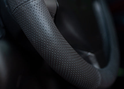 Carpassion Stuurhoes - Steering Cover - Leer - Ø 37-39 CM
