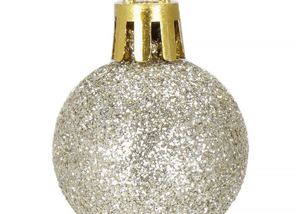 Kerstballen | 54 Stuks | 3 cm | Roze/Goud