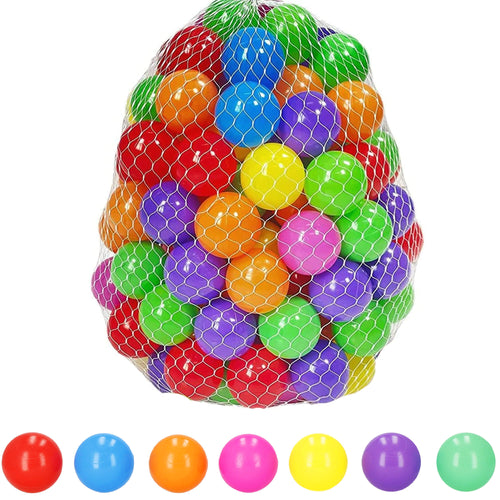 Gekleurde ballenbakballen, 200 stuks