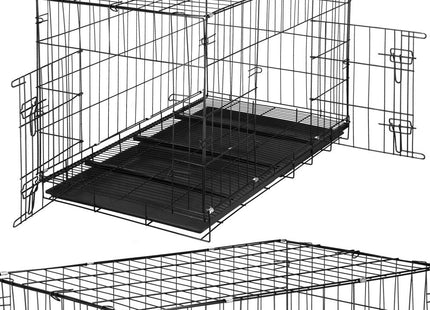 Hondenbench | Bench | Hond / Kat | 100 x 60 x 70 cm | Zwart