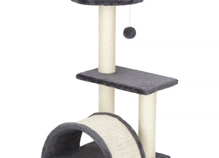 Krabpaal - 3 Etages - Voor Katten - Meubelbescherming - 33 x 33 x 67 cm - Grijs