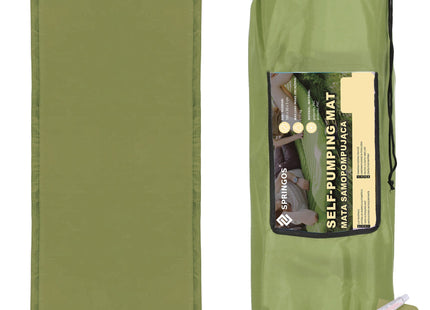 Slaapmat | Zelfopblazend | Inclusief Hoes | Groen | 180 Cm