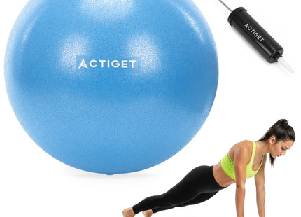 Fitnessballen - Yoga Bal - Pilates - Zwangerschap - Met Pomp - PVC - Blauw - 150 Kg - 22 Cm