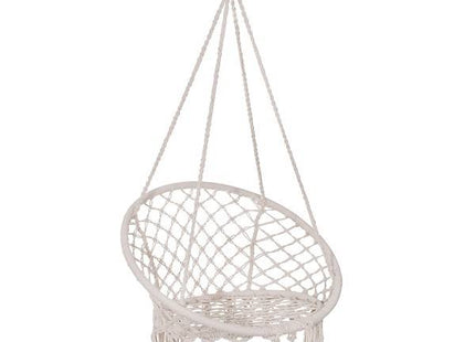 Hangstoel | Binnen & Buiten | Belastbaar tot 150 kg | 120 x 79 cm | Crème