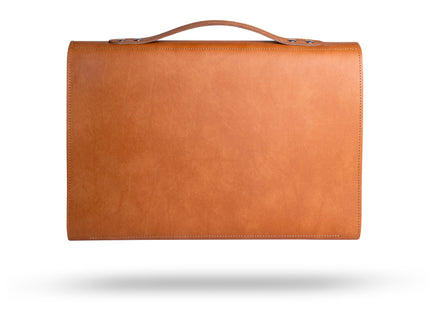 Leren Aktetas - Laptoptas - 15/16 inch - Bruin - 41 x 31 x 2,5 CM
