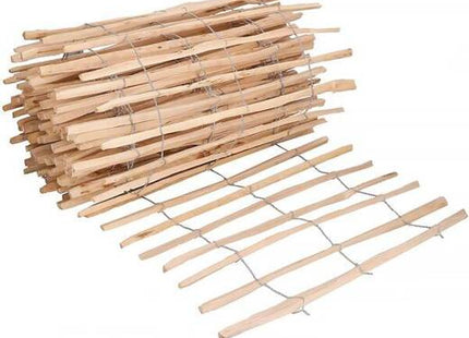 Schapenhek - Tuinhek - Hazelaarhout - 500x100 cm - Paalafstand - 7-9 cm - Bruin