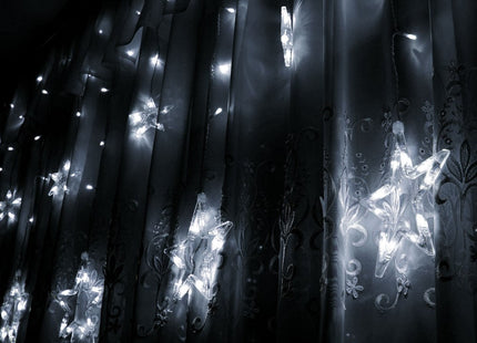 Sterrengordijn | 2 m | 138 LED | Koel Wit | Koppelbaar