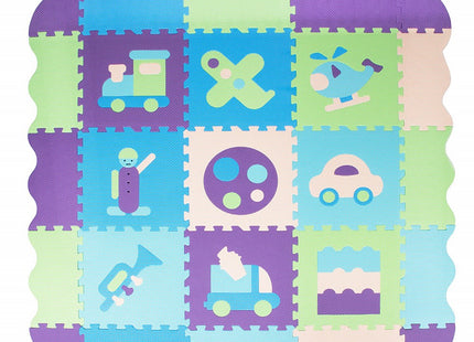Speelmat | Speelmat Foam | Puzzelmat | Figuren | 9 Puzzelstukken