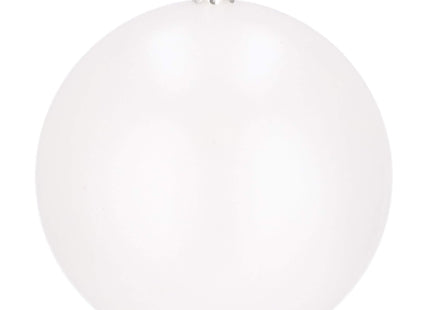 Kerstballen | 6 Stuks | Parelwit
