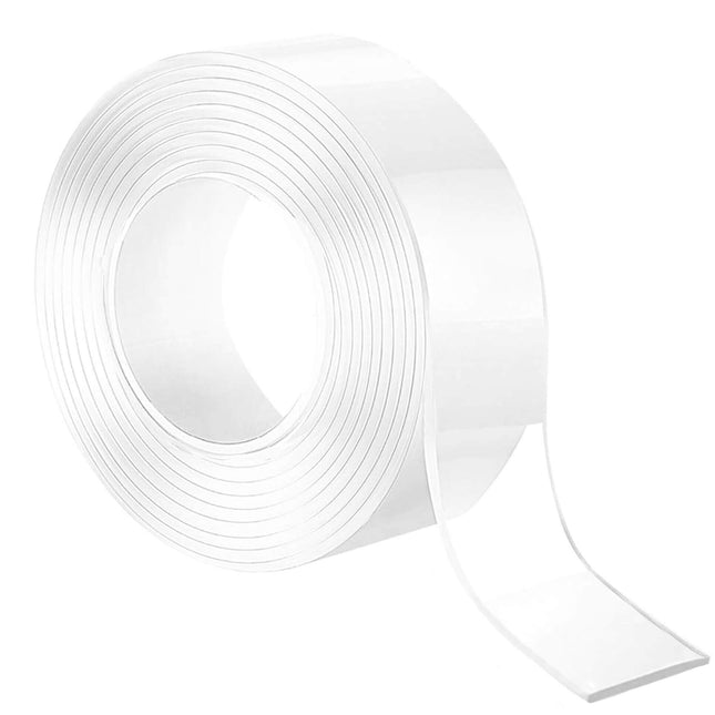 Dubbelzijdige Nano Tape - 8 Meter - Herbruikbaar - Waterproof