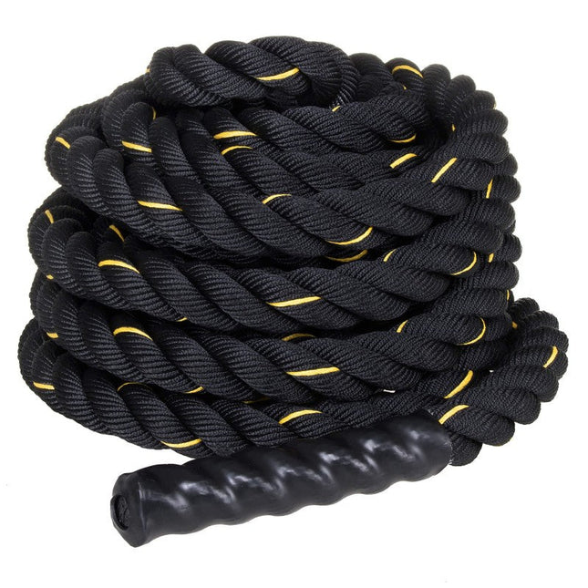 Battle Rope | Fitnesstouw | 7 kg | 9 m | Zwart