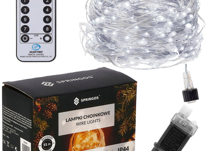 Draadverlichting - Kerstboomverlichting - 480 LED - Koud Wit - 48 M