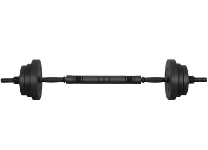 Dumbbellset - 6 in 1 Springos Kettlebell Pro Set - 20 KG - Halter Verlengstuk - Verstelbaar - Complete Set - Thuis Sporten - Zwart
