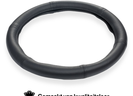 CarPassion Stuurhoes - Steering Cover - Leer - Ø 37-39 CM