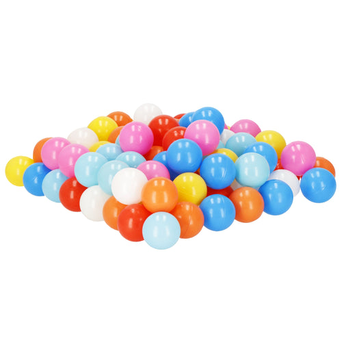 Gekleurde ballenbakballen, 100 stuks