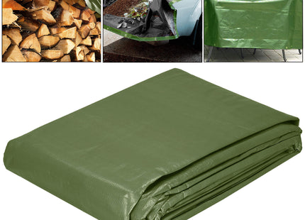 Afdekzeil | Dekzeil | Zeildoek | Waterdicht | PVC | 2 x 4 m | 120 g/m2 | Groen