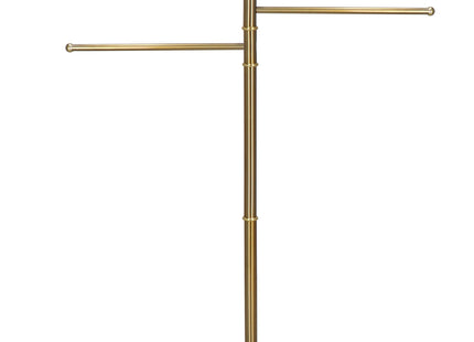 Handdoekrek - vrijstaand - Handdoekstang - Handdoekhouder - 3 Armen - Metaal- Goud - 86 cm