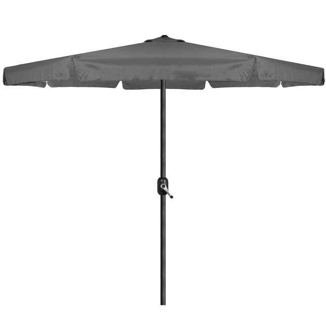 Parasol | Parasols | Kantelbaar | Met Ventilatie | Donkergrijs | 410 cm