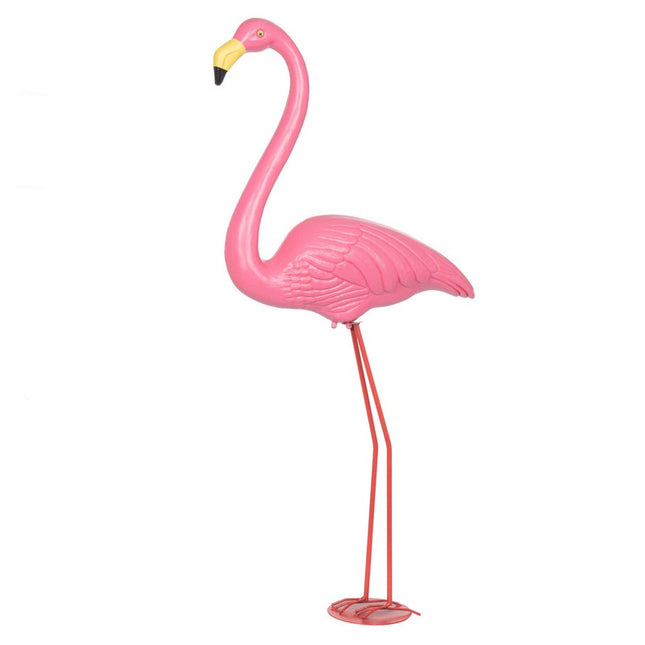 Flamingo | Tuindecoratie | Tuinsteker | 70 cm | Roze