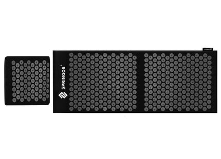 Acupressuurmat - Spijkermat -  Lichaamsstimulator - Ontspanning - Massage- Zwart