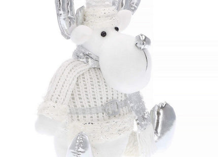 Kerstrendier | 1 Stuk | Zilver Tinten | 37 cm