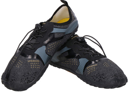 Waterschoenen - AQUA Shoes - Sneldrogend - Rubber - Unisex - Grijs/ Zwart - Maat 42