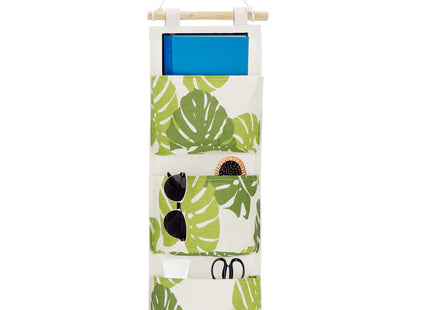 Hangende Organizer - Opbergzak - Wand Organizer - Bladeren - Speelgoed - 3 Vakken